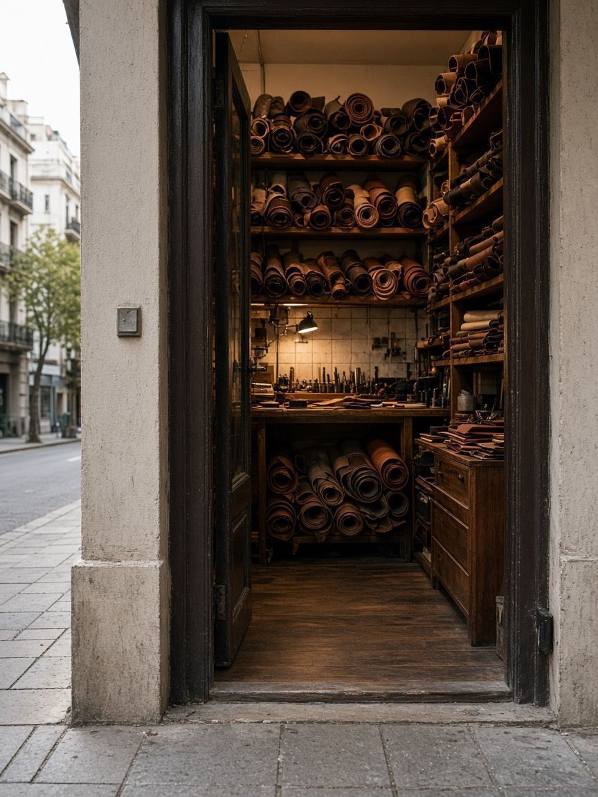 Atelier doorway